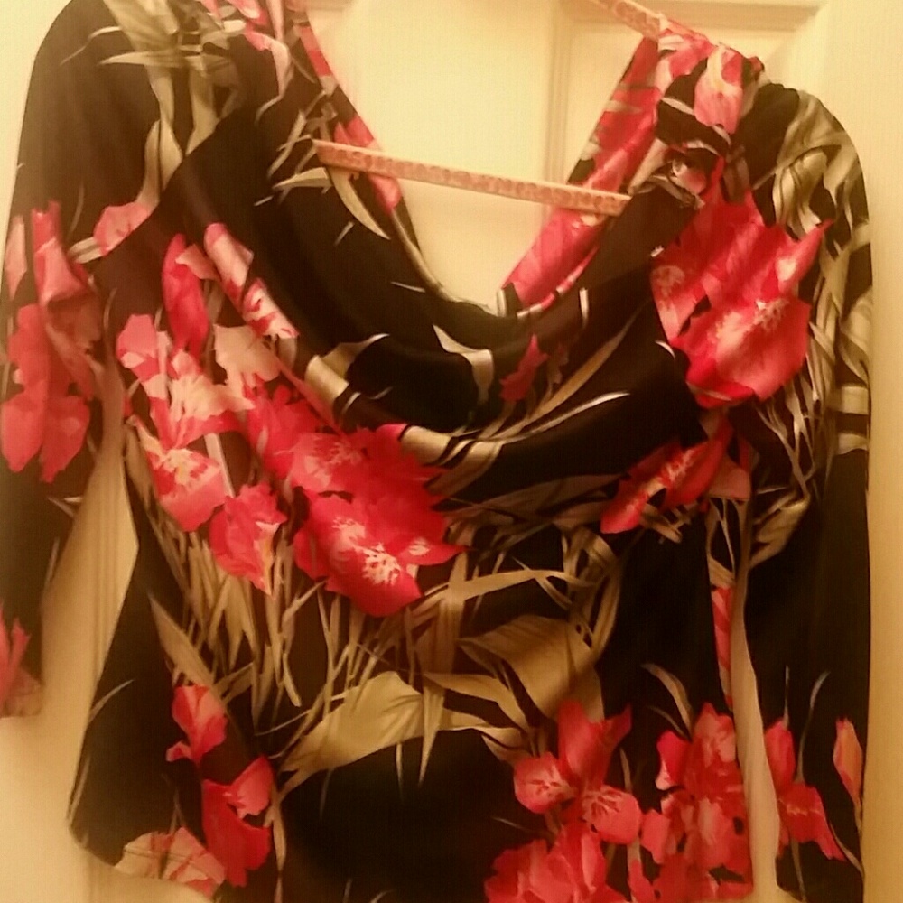 Silk Carlisle 3/4 length top